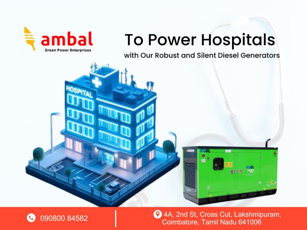 Silent Diesel Generator Dealer in Coimbatore