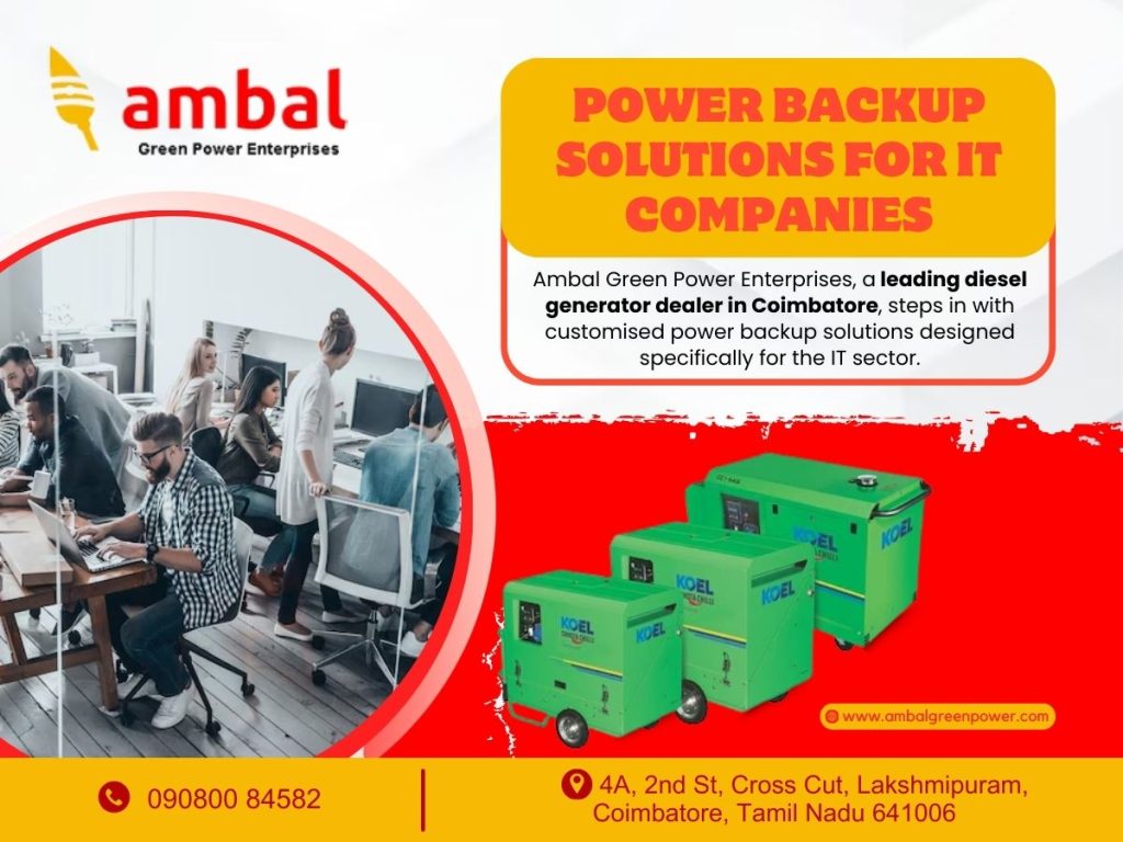 Power Backup Solutions for IT Companies