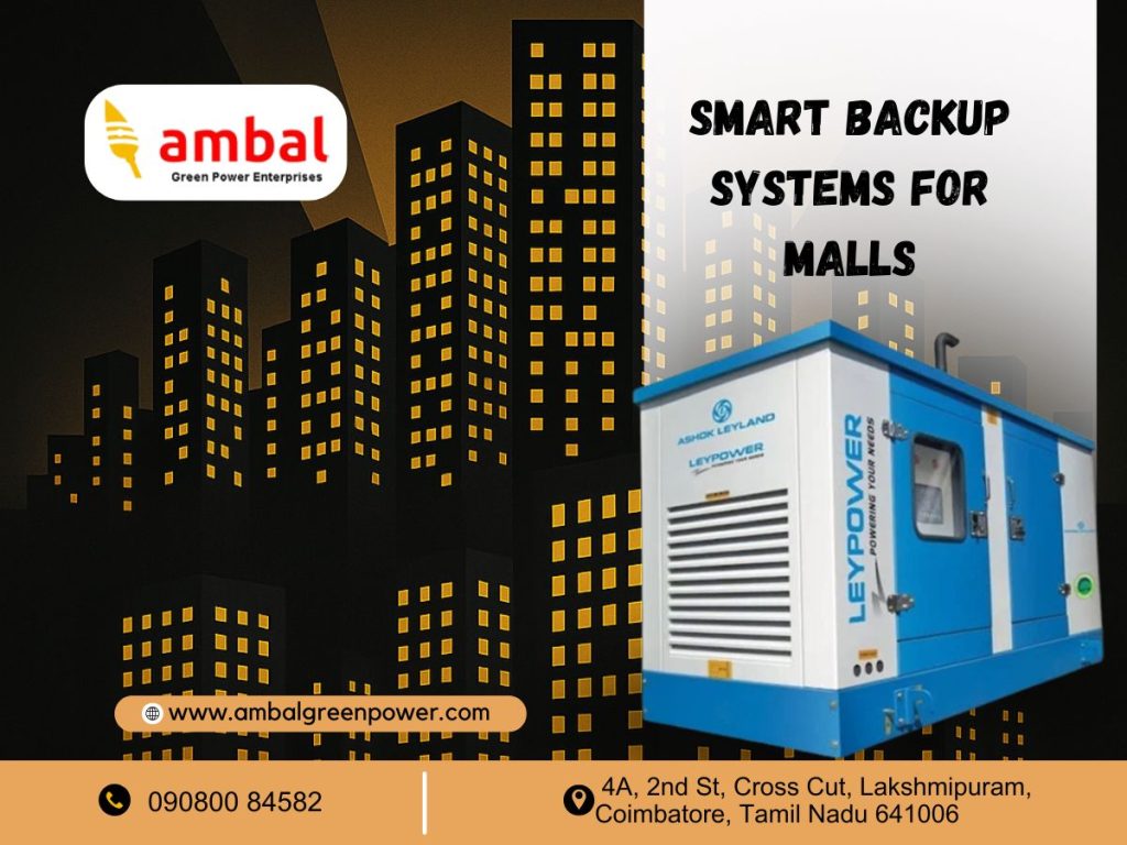 Smart Backup Systems for Malls