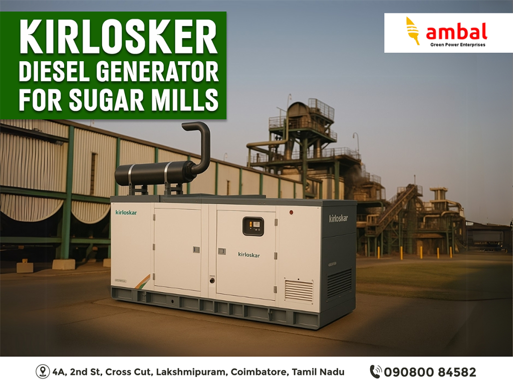 Diesel Generator For Sugar Mills